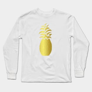 GOLD Pineapple Long Sleeve T-Shirt